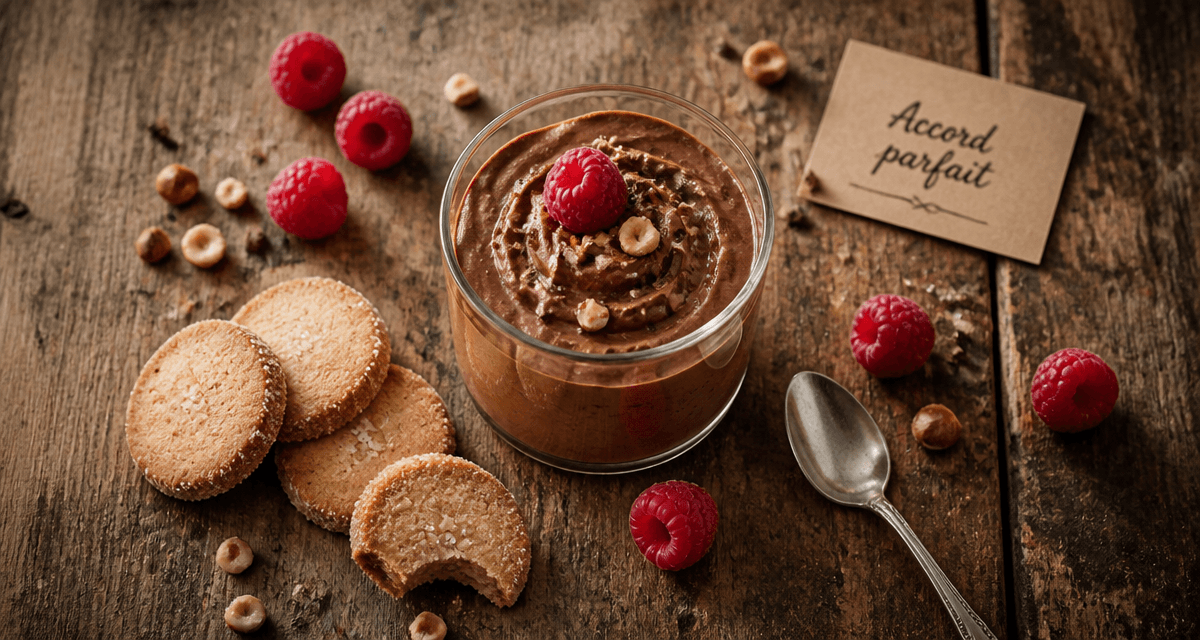 accompagner une mousse au chocolat verrine gourmandise