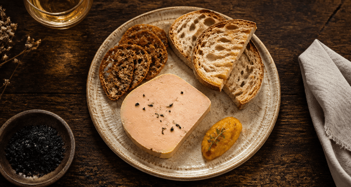avec quoi servir le foie gras, pains et chutney maison