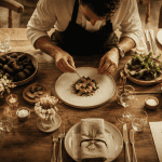 table dressée chef la belle assiette