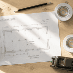 distance entre spot plafond plan outils