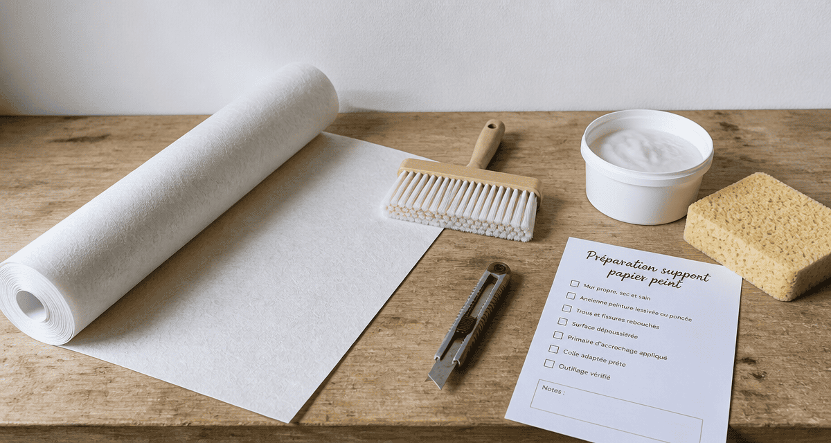 Inconvénients papier peint intissé sur table de rénovation