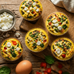 petit dejeuner sale a preparer la veille muffins oeufs epinards feta