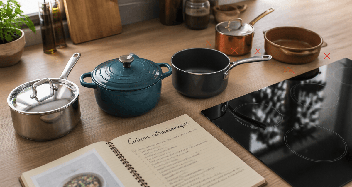 plaque vitroceramique quelle casserole casseroles compatibles alignées