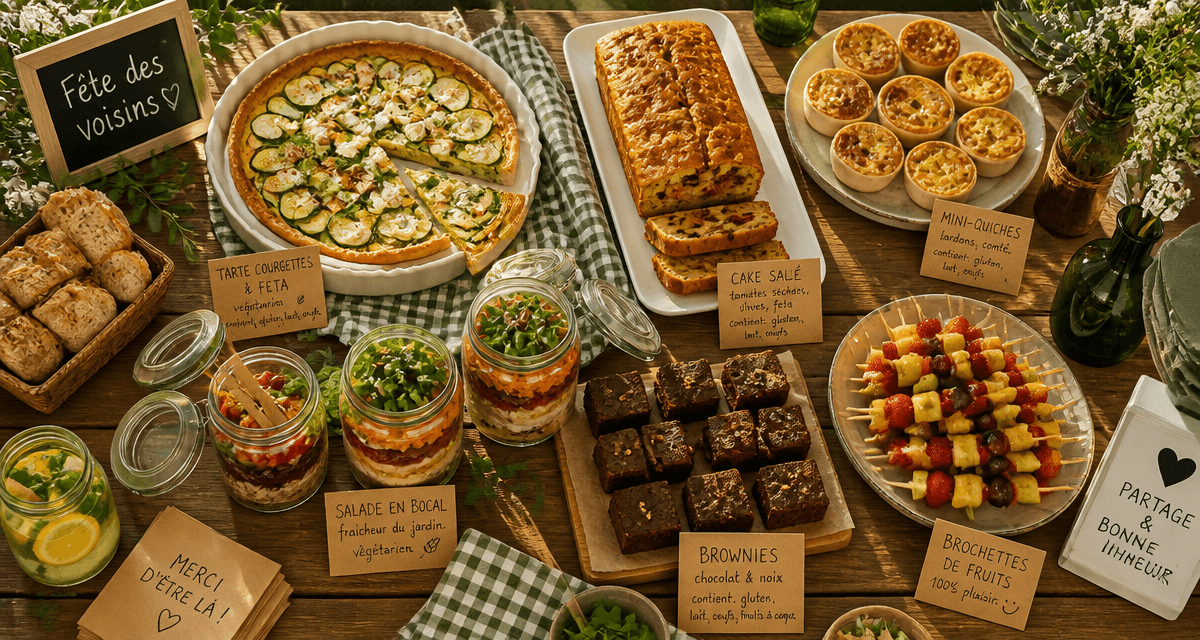 quel plat pour la fête des voisins table plats faits maison