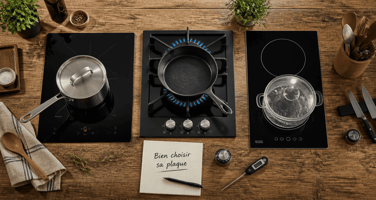 quelle plaque de cuisson choisir induction gaz vitrocéramique vue cuisine