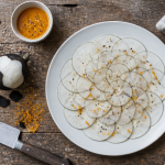 radis noir comment le preparer en rondelles sur assiette