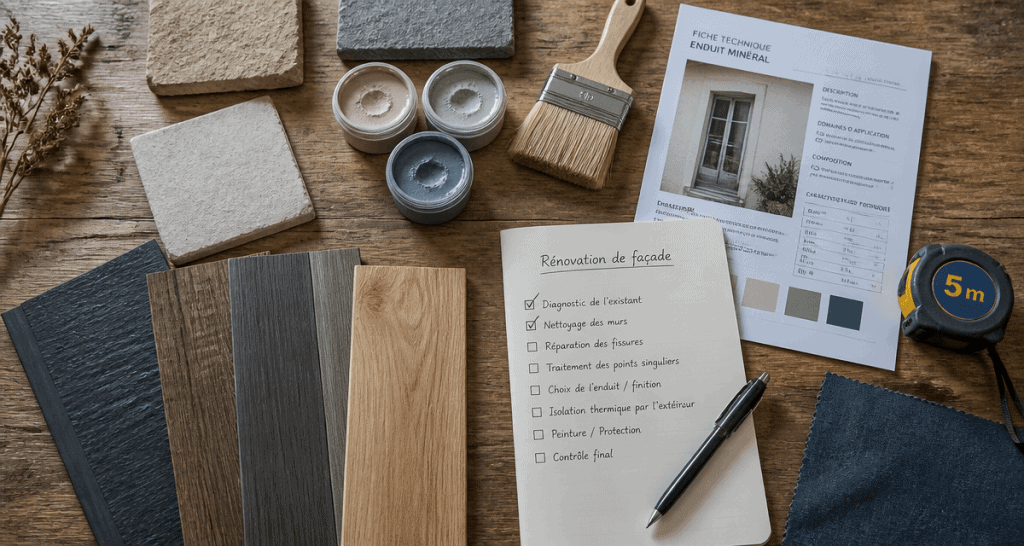 solutions rénover ou embellir façade matériaux checklist