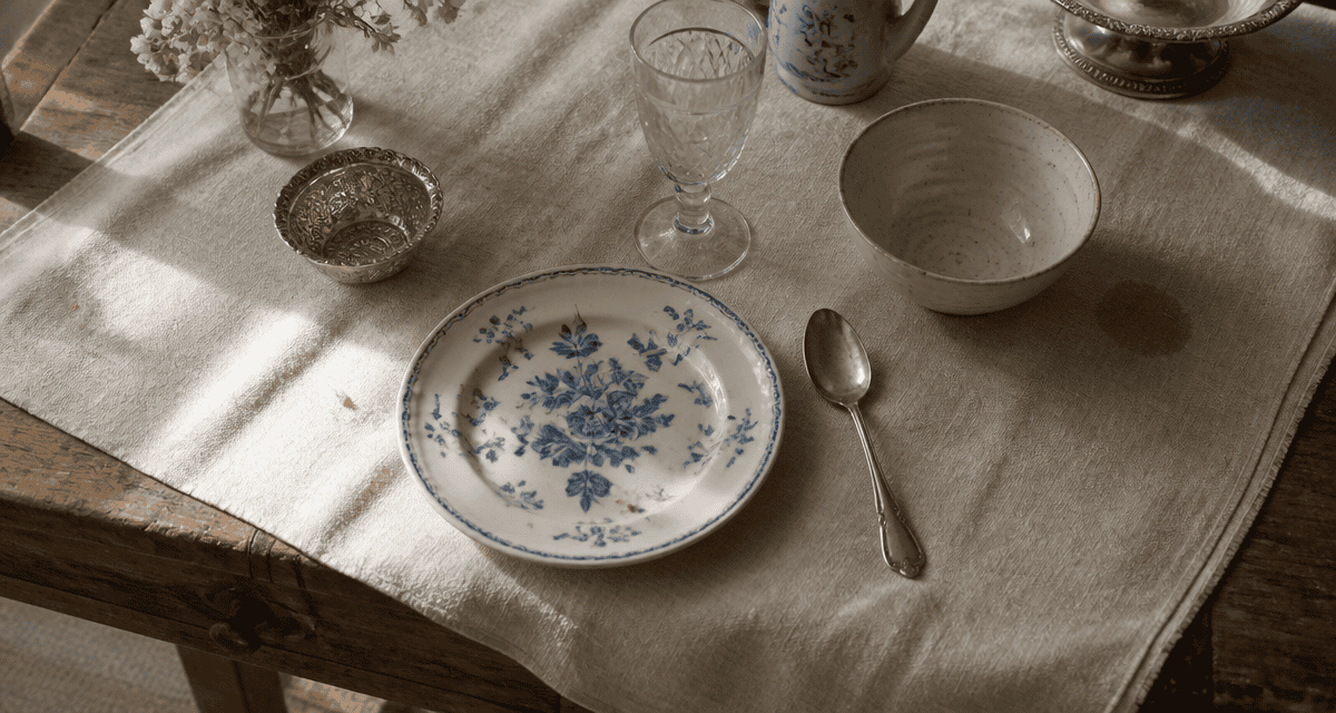 vaisselle definition table ancienne