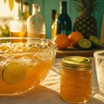 Cocktail facile et pas cher : punch agrumes, citron vert