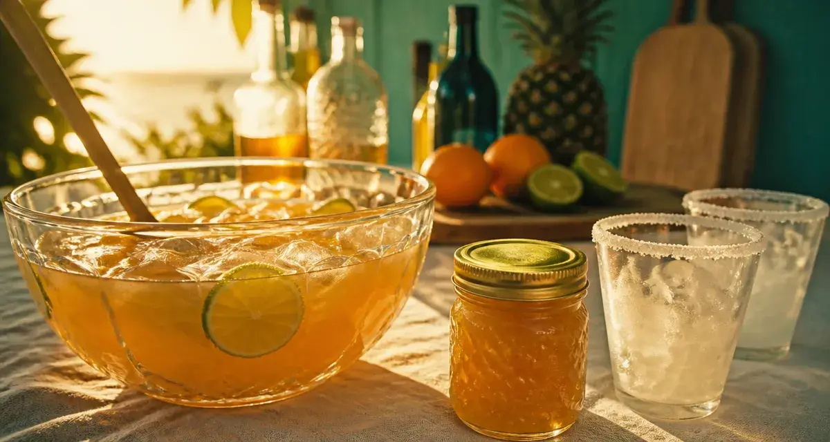 Cocktail facile et pas cher : punch agrumes, citron vert