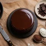 Glacage sans sucre glace : mini gâteau chocolat nappé