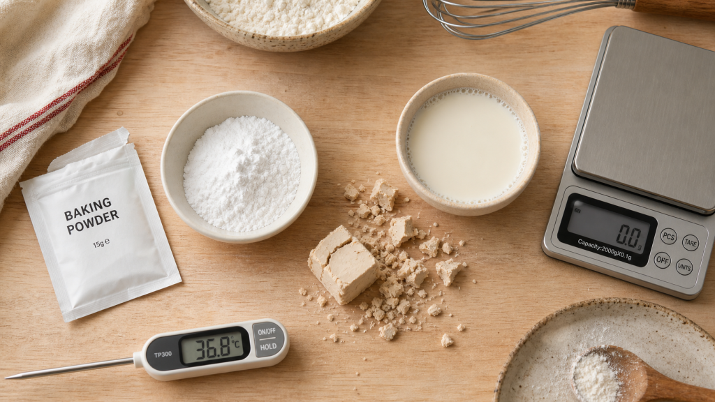 Levure chimique ou boulangère : comparaison en cuisine