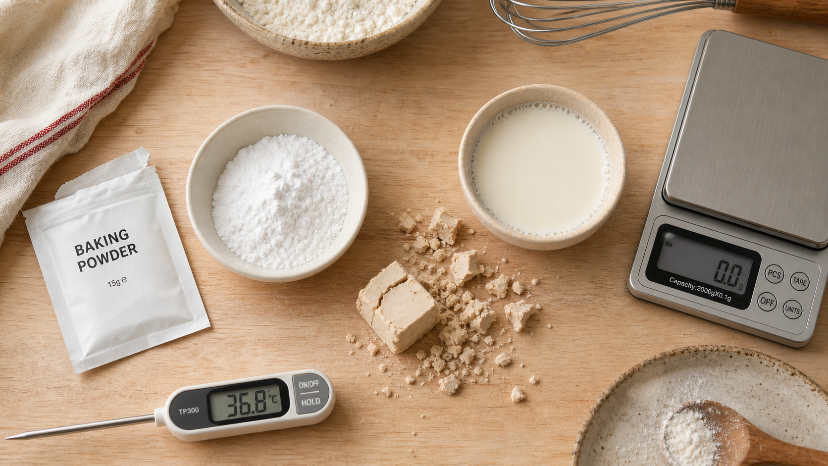 Levure chimique ou boulangère : comparaison en cuisine
