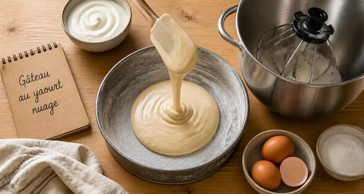 Meilleur gâteau au Companion : gâteau au yaourt moelleux, pâte vers moule