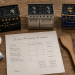 prix piano cuisine trois modèles sur plan de travail