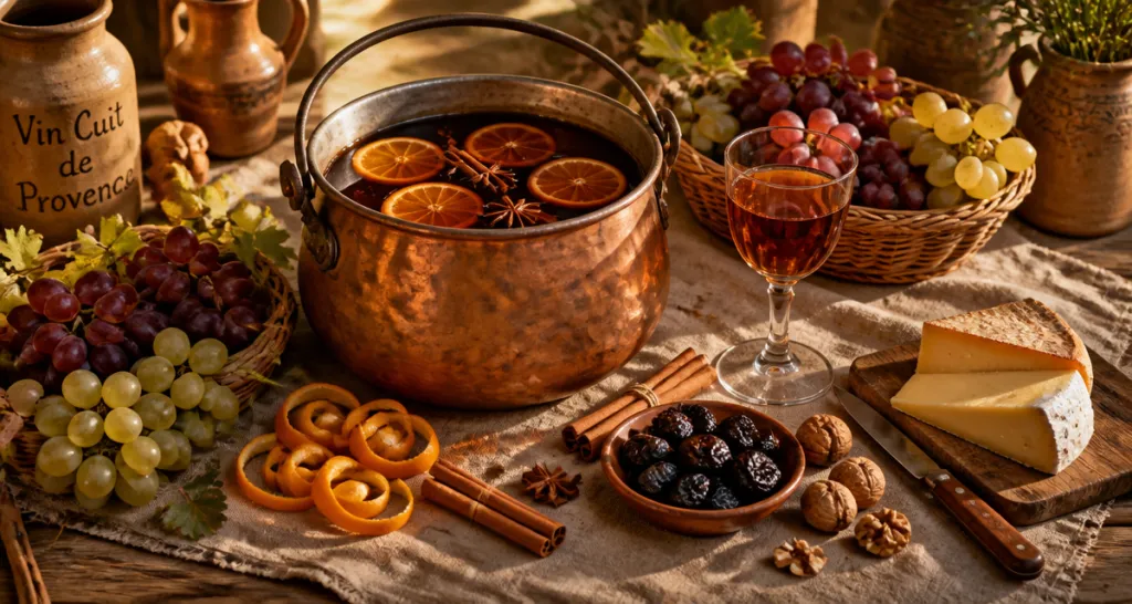 vin cuit apéritif français et accompagnements