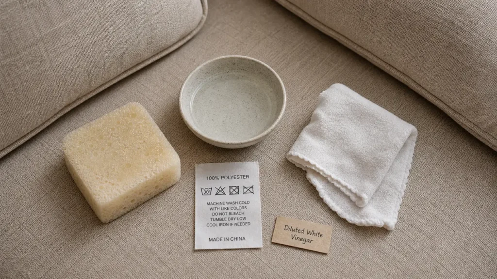 Comment nettoyer canapé en tissu sans auréoles avec vinaigre et microfibre