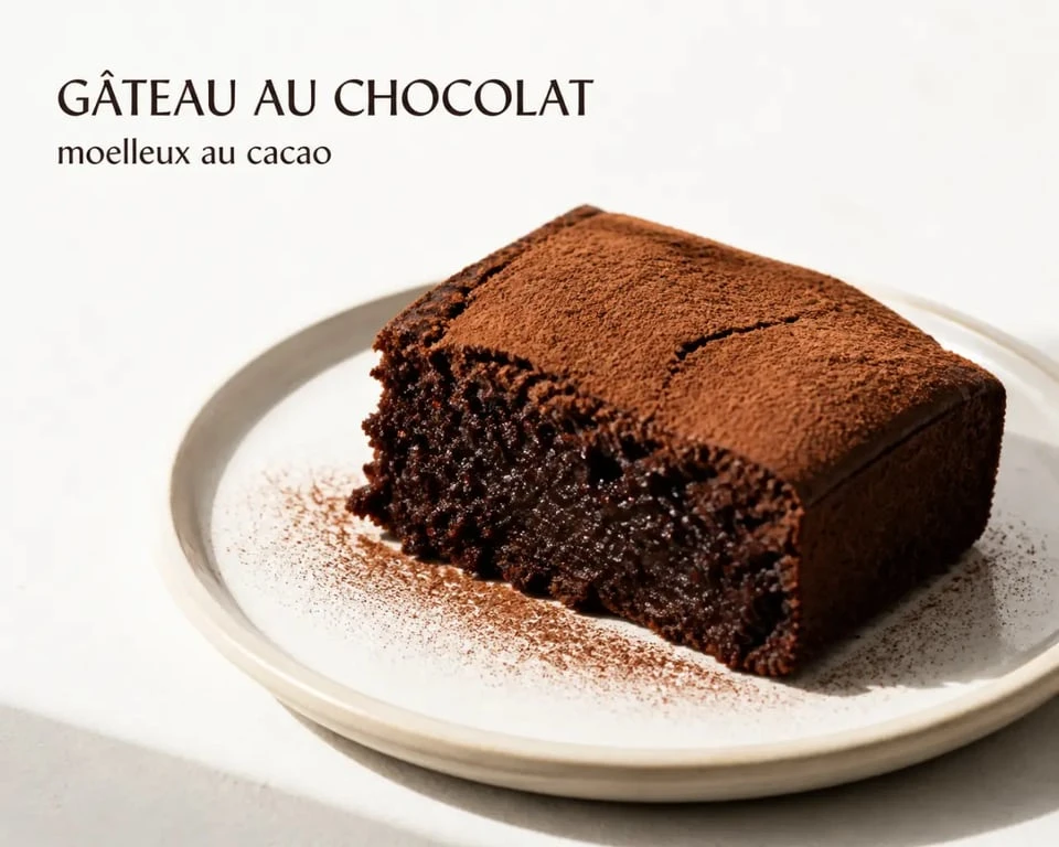 Gâteau au Nesquik moelleux et gourmand prêt à être dégusté