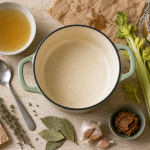Par quoi remplacer le bouillon de volaille : miso et sauce soja avec légumes