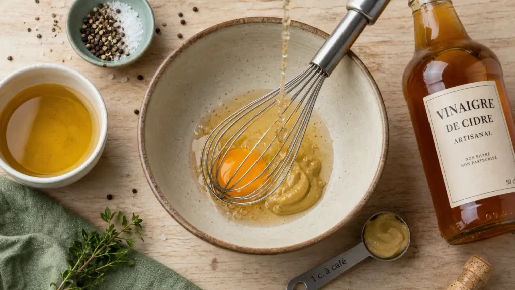 Quelle vinaigre pour mayonnaise : vinaigre de cidre