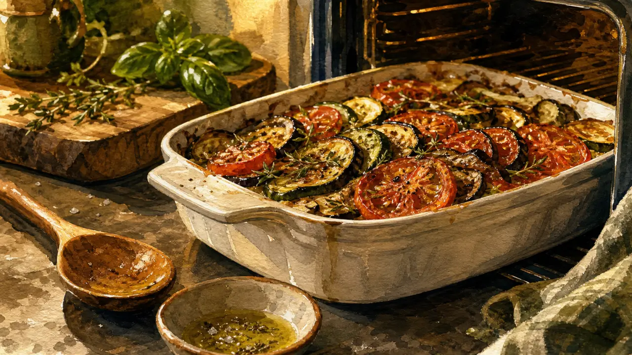 Recette avec tomates fondantes au four, sauce maison