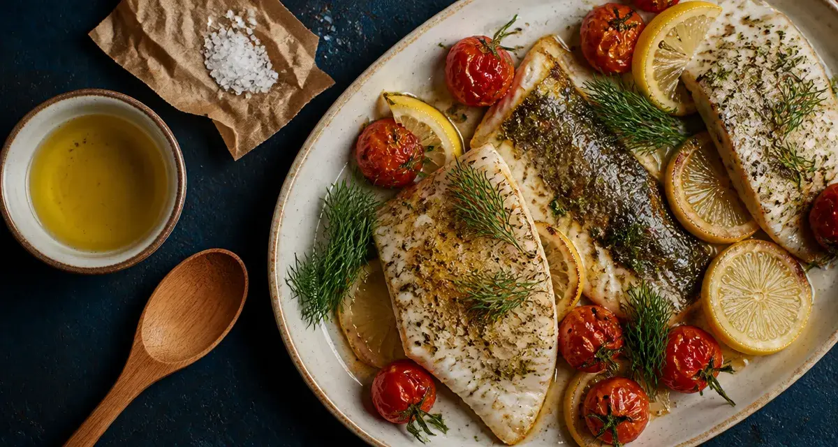 Recette cabillaud : dos de cabillaud rôti aux herbes et citron, cuisson