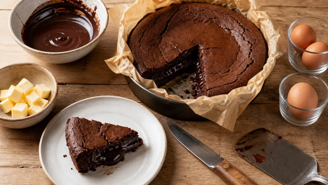 Recette gâteau au chocolat facile : gâteau fondant moelleux au chocolat