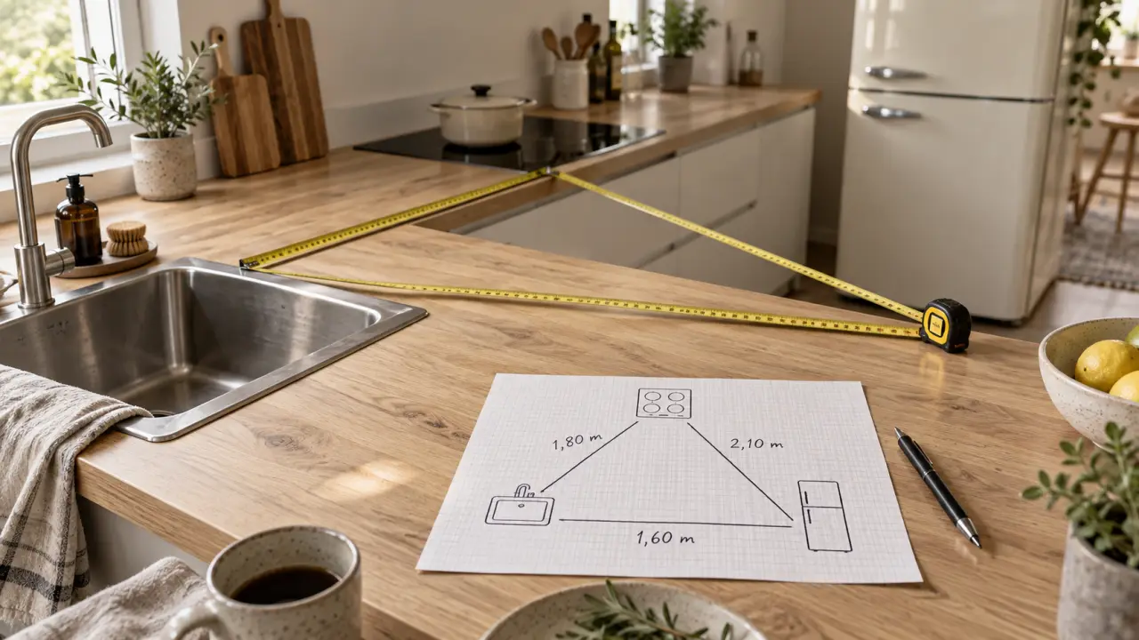Amenagement cuisine : triangle de travail pour optimiser l’espace et le confort