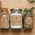 Deco bocaux 100 ml et 314 ml, liège et Twist-Off