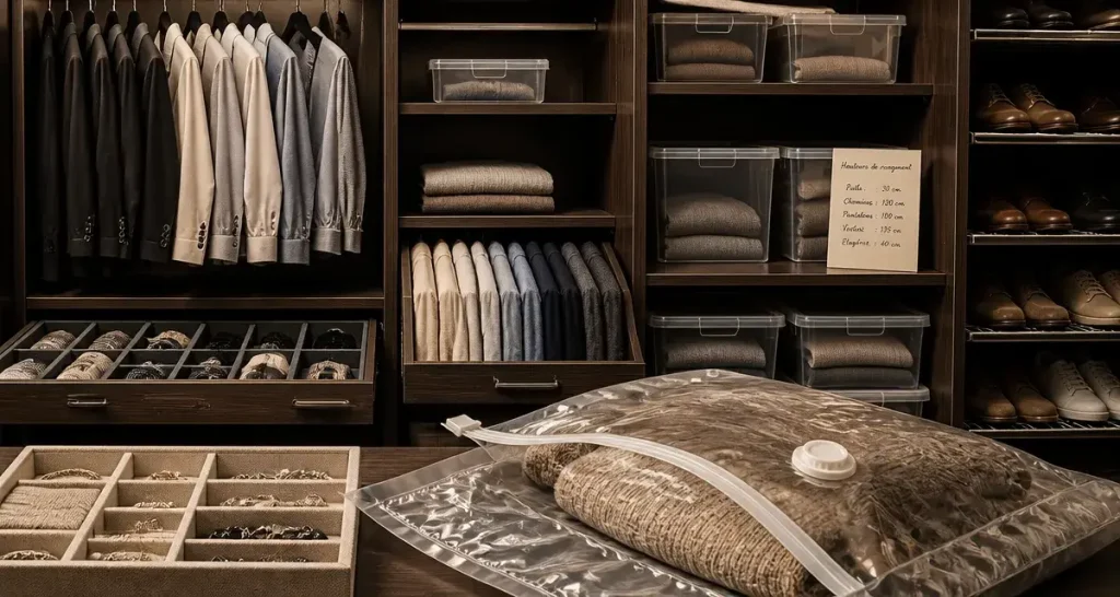 Rangement dressing : 7 solutions concrètes pour optimiser chaque centimètre carré