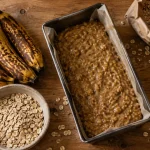Gâteau banane flocon d'avoine : pâte aux bananes très mûres et flocons d'avoine