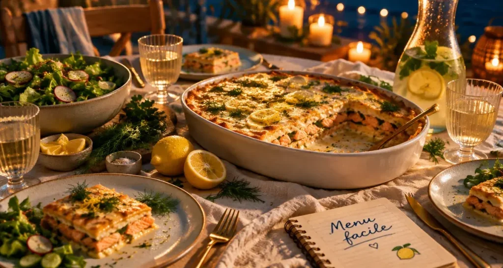 Un repas du 31 décembre entre amis, festif et simple à organiser
